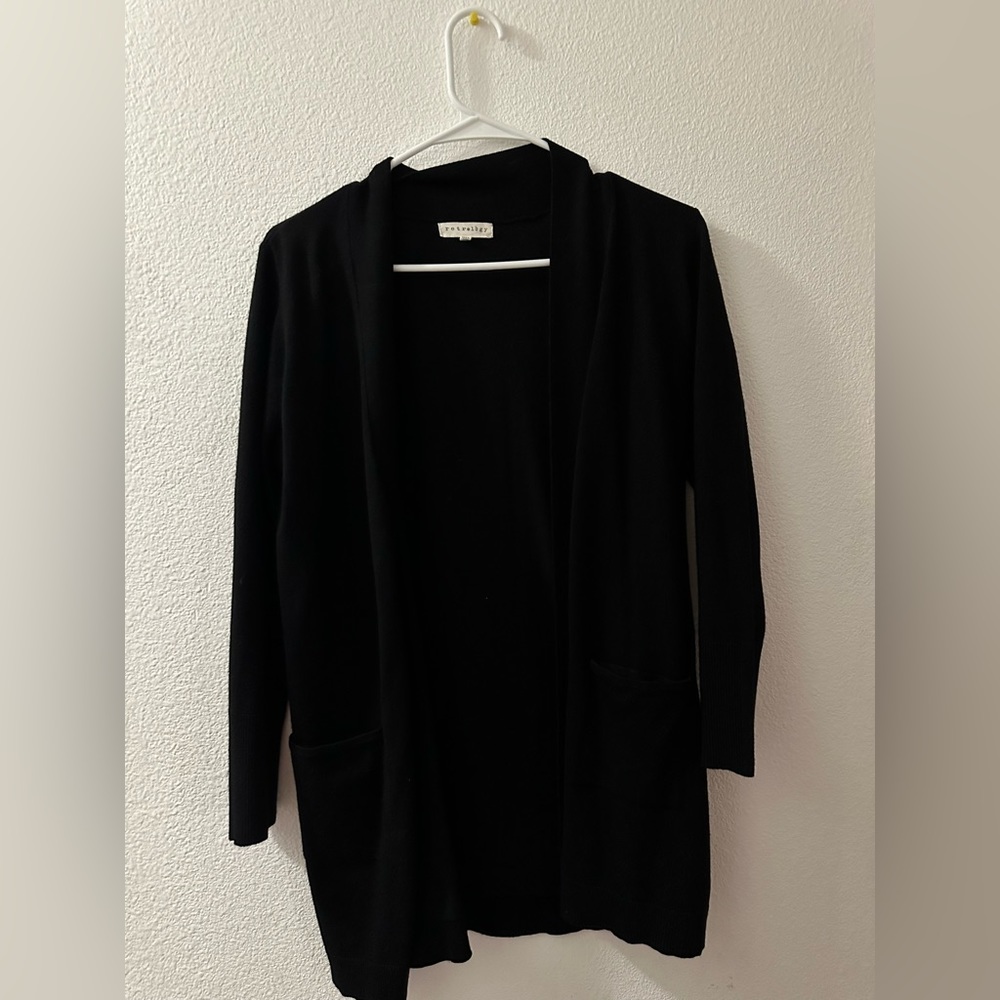 Retrology black cardigan. Size S.